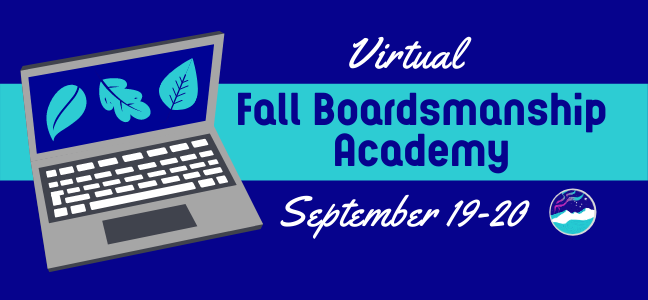 2020 Fall Boardsmanship Academy graphic